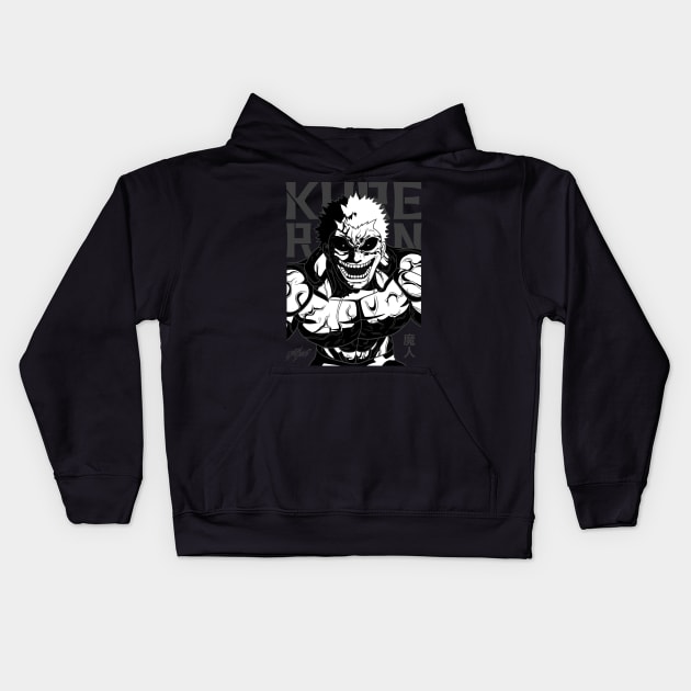 Raian Kure Kengan Ashura Omega Kids Hoodie by JPNDEMON